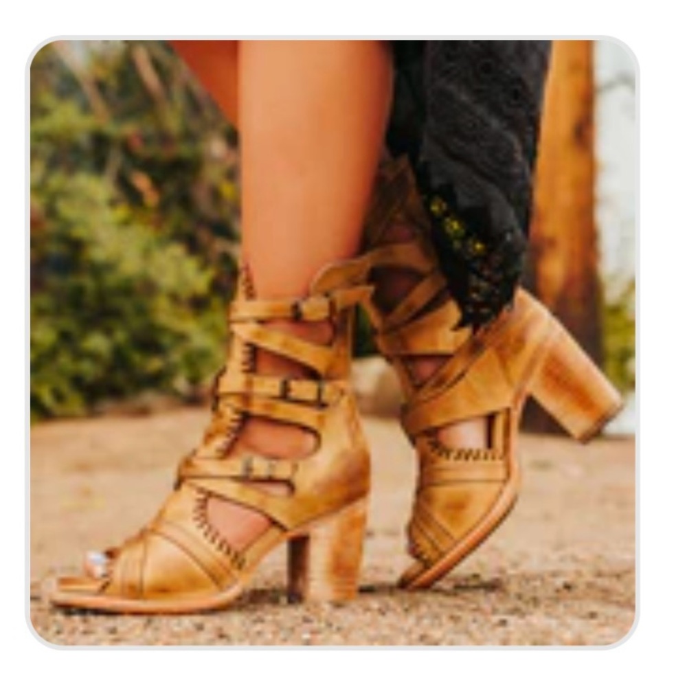 Freebird Brave Strappy Sandals Natural 8